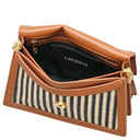 Lacoste Flap Shoulder Bag - Schultertasche 22.5 cm (brown) - Ansicht 6