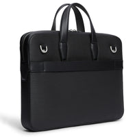 Tommy Hilfiger Business Saffiano Computer Bag - Sacoche ordinateur 40 cm (black)