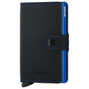 Secrid Matte Miniwallet - Geldbörse RFID 6.5 cm (black-blue)