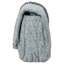 Seidenfelt Floro - Umhängetasche 24 cm (sea blue) - Ansicht 3