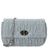 Seidenfelt Floro - Umhängetasche 24 cm (sea blue)