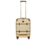 Brics Bellagio - 4-Rollen-Kabinentrolley mit Vortasche 55 cm erw. recycelt (cream)