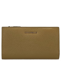 Coccinelle Metallic Soft - Geldbörse 12cc 16 cm (seagrass)