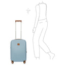 Brics Taormina - 4-Rollen-Kabinentrolley S 55 cm erw. USB (hellblau) - Ansicht 8