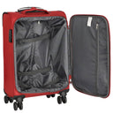 D&N Travel Line 6804 - 4-Rollen-Kabinentrolley S 55 cm (dunkelrot) - Ansicht 6
