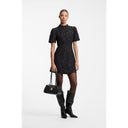 HUGO Women Quinley SM Shoulder Bag - Schultertasche 33 cm (black)