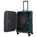 Travelite Priego - 4-Rollen-Trolley M 66 cm (petrol) - Ansicht 6