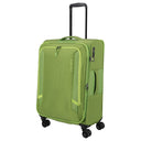 Travelite Corsiica - 4-Rollen-Trolley M 67 cm erw. (fresh green) - Ansicht 6