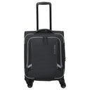 Travelite Corsiica - 4-Rollen-Kabinentrolley S 55 cm erw. (black)