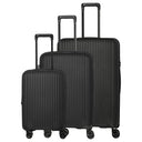 Travelite Skymate - 4-Rollen-Trolley Set 3tlg. erw. (black) - Ansicht 2