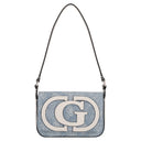 Guess Ruby Flap - Schultertasche 20 cm (denim logo)