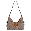 Guess Camden Mini - Schultertasche 24 cm (latte logo/cognac)