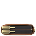 Secrid Twinwallet Emboss Lines - Kreditkartenetui 12cc 10.2 cm RFID (cognac+) - Ansicht 4