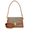 Lacoste Flap Shoulder Bag - Schultertasche 22.5 cm (brown)