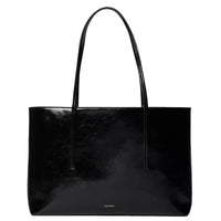 Calvin Klein Foil Logo Glossy Tote - Shopper 49 cm (black)