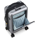 Delsey Paris Turenne 2.0 - 4-Rollen-Kabinentrolley mit Vortasche 55 cm USB erw. (silber) - Ansicht 6