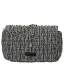 Seidenfelt Floro - Umhängetasche 24 cm (black&white) - Ansicht 4