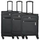 Travelite Priego - 4-Rollen-Trolley Set 3tlg. (anthracite)