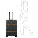 Brics Bellagio - 4-Rollen-Trolley 70.5 cm erw. recycelt (black/tan) - Ansicht 10