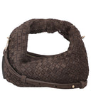 Les Visionnaires Greta Micro Weave Cozy - Umhängetasche 20 cm (dark brown) - Ansicht 4