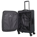 Travelite Corsiica - 4-Rollen-Trolley M 67 cm erw. (black) - Ansicht 6