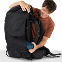 Osprey Farpoint Trek 70 - Reiserucksack 76 cm (black) - Ansicht 8
