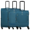 Travelite Umbria - 4-Rollen-Trolley-Set 3 tlg. (petrol)