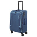 Travelite Corsiica - 4-Rollen-Trolley M 67 cm erw. (blue) - Ansicht 6
