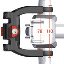 KLICKfix Lenker - Adapter E mit Schloss (für E-Bikes) (black) - Ansicht 4