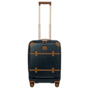 Brics Bellagio - 4-Rollen-Kabinentrolley mit Vortasche 55 cm erw. recycelt (blue/tan)