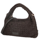 Les Visionnaires Sadie Weave Cozy - Umhängetasche 39 cm (dark brown) - Ansicht 2