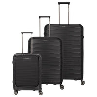 Travelite Mooby - 4-Rollen-Trolley Set 3tlg. (schwarz) - Ansicht 2