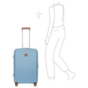 Brics Taormina - 4-Rollen-Trolley M 69 cm erw. (hellblau) - Ansicht 8
