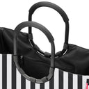 reisenthel shopping loopshopper L - Einkaufstasche mit Bügel 46 cm (summerstripes black) - Ansicht 3