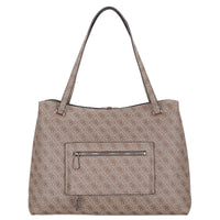 Guess Yvonne Logo Tote - Shopper L 45 cm (latte logo) - Ansicht 4