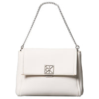 Calvin Klein Emblem Pebb - Umhängetasche (white alyssum)