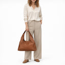 Les Visionnaires Paz Essential Soft Grainy - Schultertasche (chestnut) - Ansicht 7