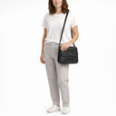 Lacoste Messenger Bag - Umhängetasche 24 cm (black) - Ansicht 7