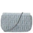 Seidenfelt Floro - Umhängetasche 24 cm (sea blue) - Ansicht 4