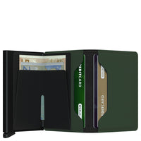 Secrid Matte Slimwallet - Geldbörse RFID 6.8 cm (green-black) - Ansicht 6