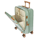 Brics Bellagio - 4-Rollen-Kabinentrolley mit Vortasche S 55 cm erw. USB (eucalyptus) - Ansicht 9