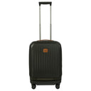 Brics Taormina - 4-Rollen-Kabinentrolley mit Vortasche 55 cm erw. USB (olive)