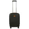 Brics Taormina - 4-Rollen-Kabinentrolley mit Vortasche 55 cm erw. USB (olive)