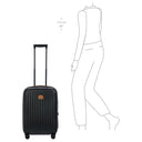 Brics Taormina - 4-Rollen-Kabinentrolley S 55 cm erw. USB (schwarz) - Ansicht 9