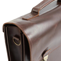 Buckle & Seam Notes - Aktentasche 15" 40 cm (braun) - Ansicht 4