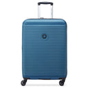 Delsey Paris Freestyle - 4-Rollen-Trolley M 66 cm erw. (blau)