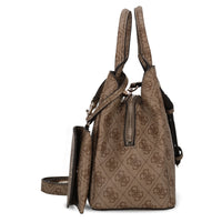 Guess Lorella Logo SM Tote - Tote 26 cm (latte logo)