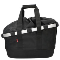 KLICKfix reisenthel Bikebasket GT 21 - Gepäckträgerkorb (Racktime) (black)