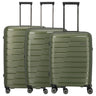 Travelite Air Base - 4-Rollen-Trolley Set 3tlg. erw. (olive)