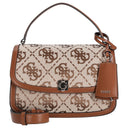 Guess Audrey Logo XBody Flap - Umhängetasche 24.5 cm (latte logo)